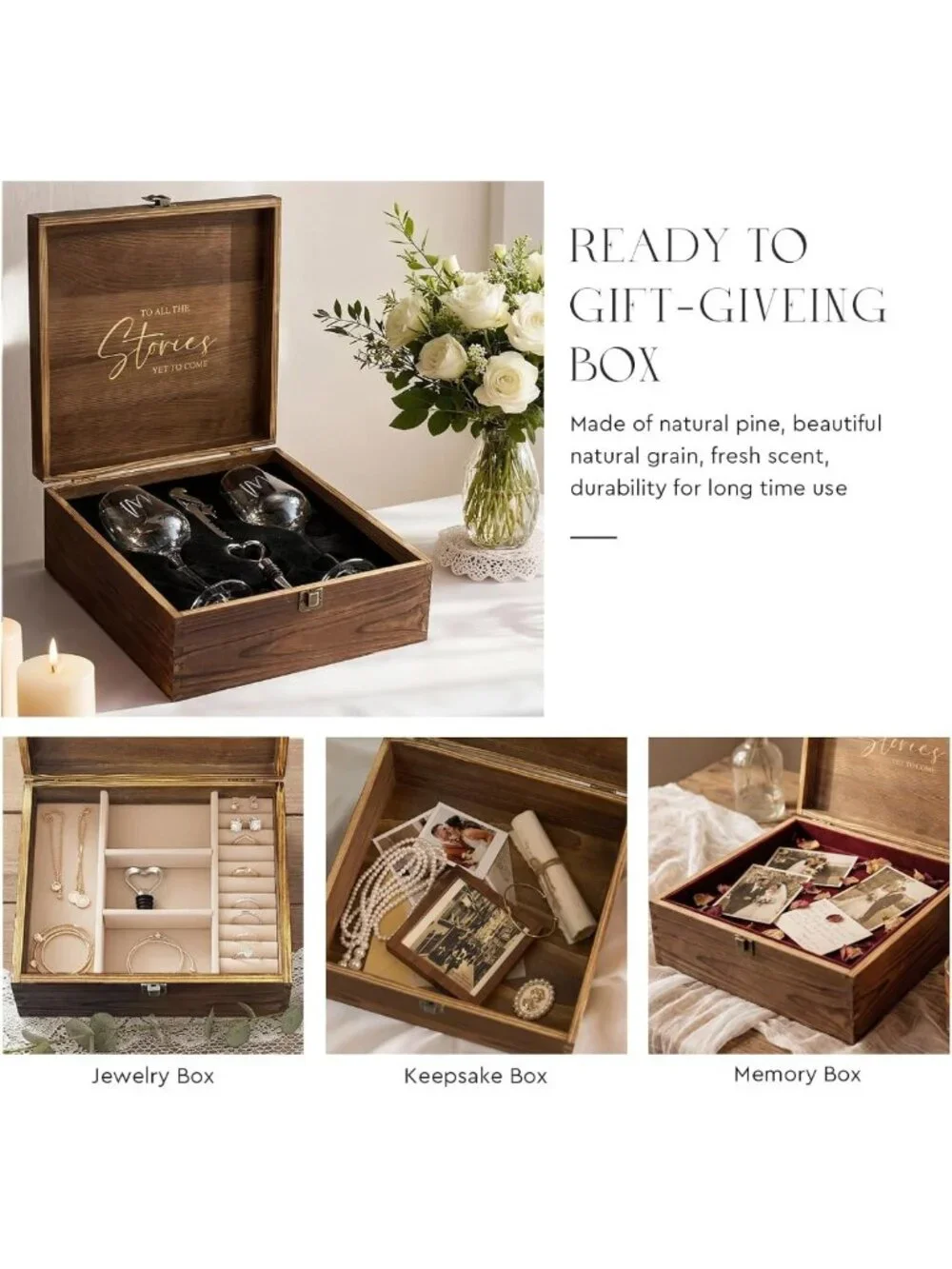 Mr & Mrs Wine Glasses Set - Perfect Bridal Shower & Wedding Gifts for Couples